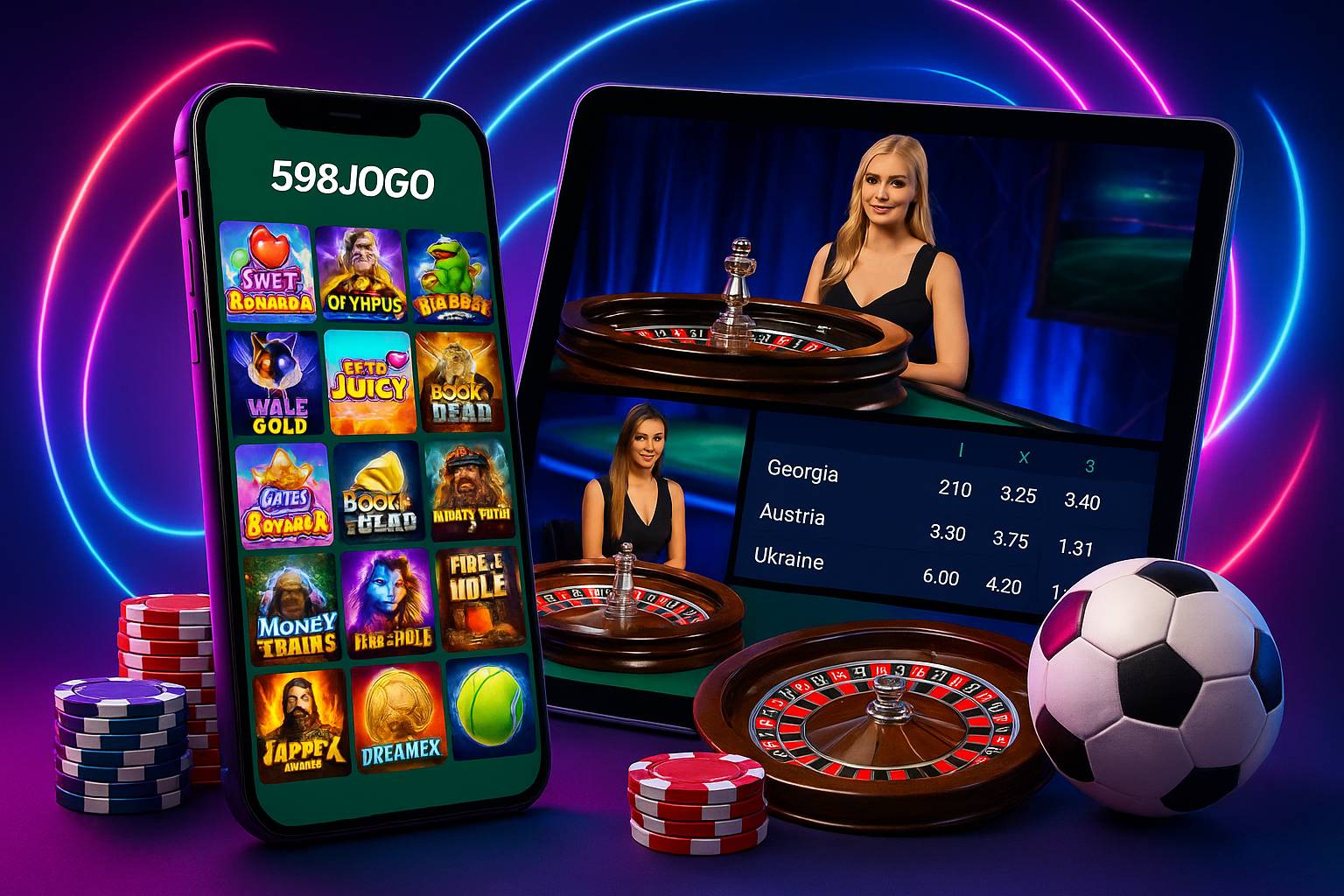 Jogos de cassino online inovadores e emocionantes na 598JOGO